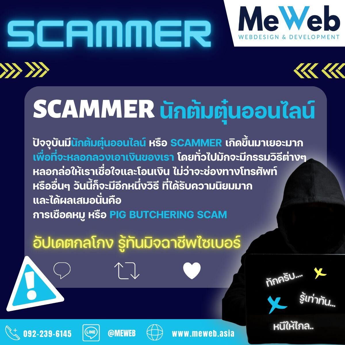 Scammer นักต้มตุ๋นออนไลน์