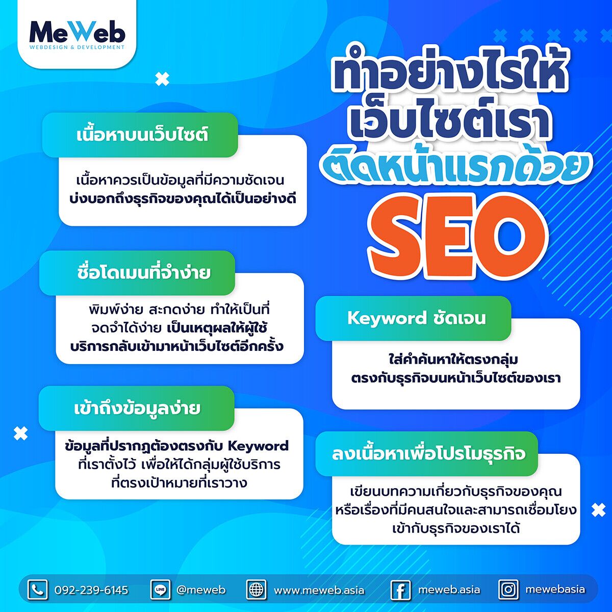 ทำอย่างไรให้เว็บไซต์เราติดหน้าแรก ด้วย SEO
